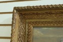 F50265EC: Antique Framed Oil Painting On Board ~ W