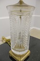 F57457EC: Pair Vintage Quality Cut Crystal Table L