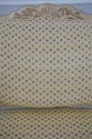 61916EC: Country French Upholstered Distressed Pai