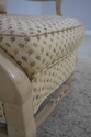 61916EC: Country French Upholstered Distressed Pai