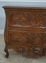 61893EC: Pair Italian Carved Walnut Finish Commode