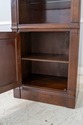 70269: STICKLEY Cherry Lighted Tall Glass Shelf Op