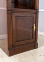 70269: STICKLEY Cherry Lighted Tall Glass Shelf Op