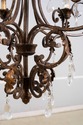 F70381: Venetian Style 6 Light Metal Frame Hanging