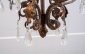 F70381: Venetian Style 6 Light Metal Frame Hanging