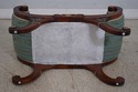 64308EC: Regency Style Mahogany Upholstered Bench