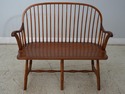 F65893EC: FREDERICK DUCKLOE Windsor Style Bench Se