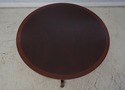 L65826EC: Round Banded Mahogany Breakfast Dining C