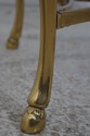 L47624/25: Pair Of KARGES Regency Brass & Walnut A