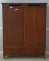 75325: ETHAN ALLEN Cherry Sliding Door Bookcase