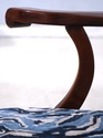 L75337: Set of 6 HENKEL HARRIS Mahogany model no.1