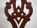 L75337: Set of 6 HENKEL HARRIS Mahogany model no.1