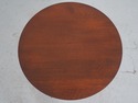 75340: STICKLEY Round Gustav Mission Oak Lamp Tabl