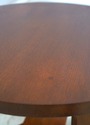 75340: STICKLEY Round Gustav Mission Oak Lamp Tabl