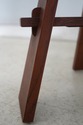 75340: STICKLEY Round Gustav Mission Oak Lamp Tabl