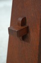75340: STICKLEY Round Gustav Mission Oak Lamp Tabl