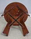 75340: STICKLEY Round Gustav Mission Oak Lamp Tabl