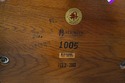 75340: STICKLEY Round Gustav Mission Oak Lamp Tabl