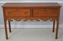 L75315: WRIGHT TABLE CO. Yew Wood 2 Drawer Server