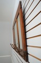 F75321: Gustav STICKLEY Antique Mirror Hat Rack