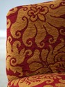 75371: Ball & Claw Mahogany Newly Upholstered Wind