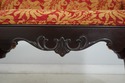 75371: Ball & Claw Mahogany Newly Upholstered Wind