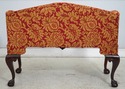 75371: Ball & Claw Mahogany Newly Upholstered Wind