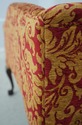 75371: Ball & Claw Mahogany Newly Upholstered Wind