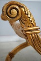 75087: Neoclassical Gold Gilt Upholstered Bench