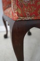 75372: Ball & Claw Newly Upholstered Vintage Bench