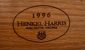 70401: HENKEL HARRIS Cherry Large China Cabinet Br