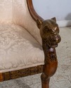 70435: Pair Of Mahogany Leopard Head Regency Barre