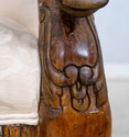 70435: Pair Of Mahogany Leopard Head Regency Barre