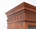 70401: HENKEL HARRIS Cherry Large China Cabinet Br