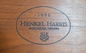 70401: HENKEL HARRIS Cherry Large China Cabinet Br