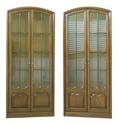 53452EC/53EC: Pair MONITOR Solid Cherry 2 Door Lig