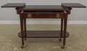 57233EC: KARGES French Louis XVI Flip Top Walnut S