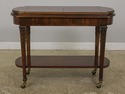 57233EC: KARGES French Louis XVI Flip Top Walnut S