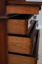 L61926EC: George III Double Bonnet Top Walnut Secr