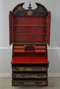 66008EC: Chinoiserie Paint Decorated Secretary Des