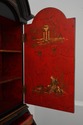 66008EC: Chinoiserie Paint Decorated Secretary Des