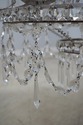 F65483EC: Crystal Prism Tiered Venetian Chandelier