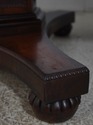 L70136: HENDERDON Large Flame Mahogany Top Dining 