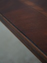 L70136: HENDERDON Large Flame Mahogany Top Dining 