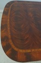 L70136: HENDERDON Large Flame Mahogany Top Dining 