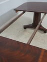L70136: HENDERDON Large Flame Mahogany Top Dining 