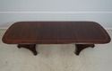 L70136: HENDERDON Large Flame Mahogany Top Dining 