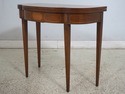 70460: Federal Style Mahogany Flip Top Hall Or Gam