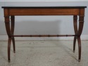 70473: Regency Egyptian Revival Marble Top Console