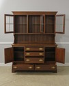 53848EC: STICKLEY Cherry 2 Piece China Hutch Cabin